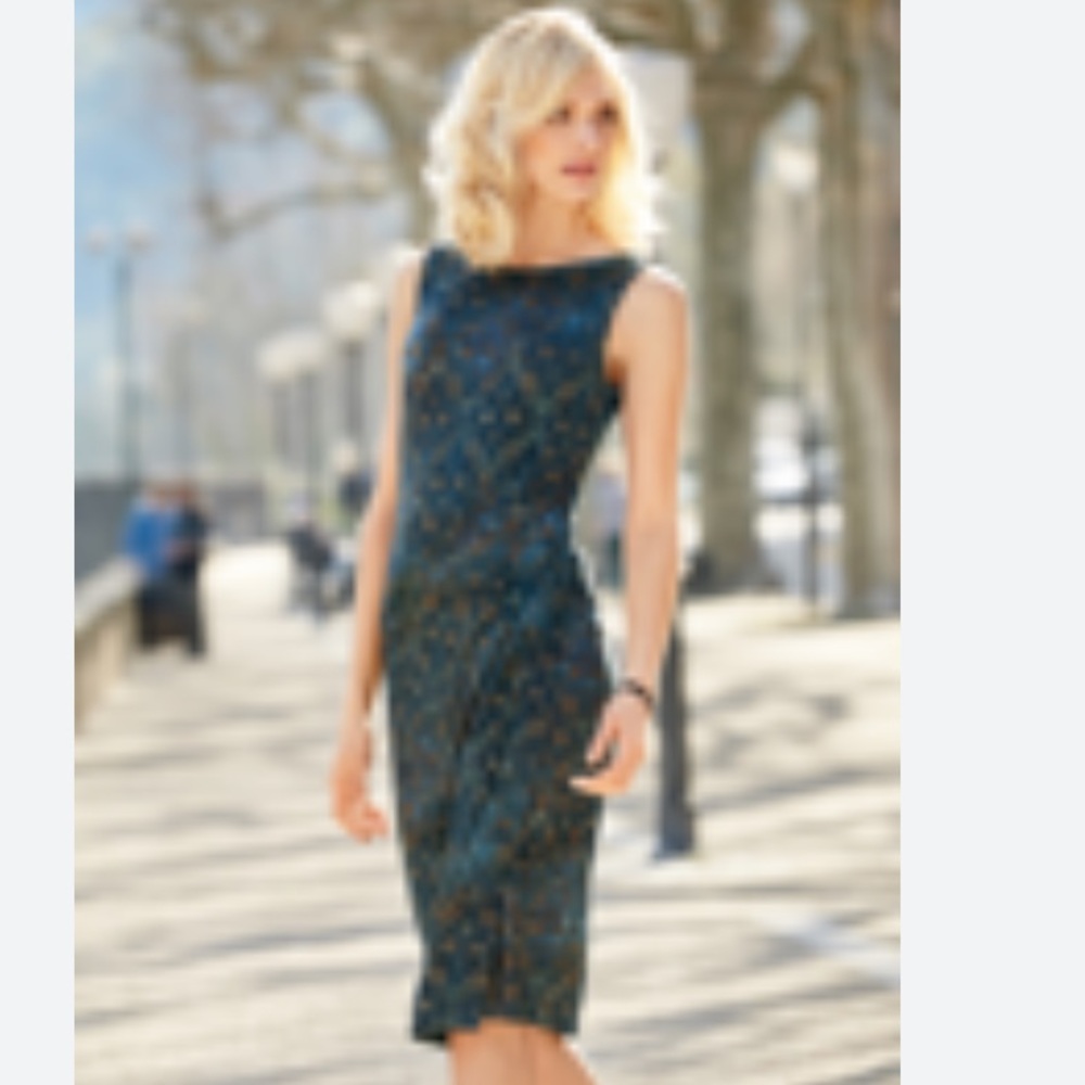 Peruvian Connection Ines Sheath dress sz L #J1